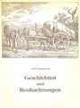 Geschichten und Beobachtungen - Buchtitel