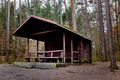 Schutzhütte von 1955 am Eschenaubuck als Ersatz für die zerstörte <a class="mw-selflink selflink">Dorotheen-Ruh</a>