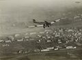 Erster Flug der Junkers G 23 in Fürth (hier über Nürnberg-Eberhardshof), ca. 1924