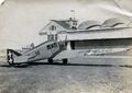 Flugzeug Junkers F13 einer schweizerischen Fluggesellschaft auf dem Flugplatz in Atzenhof, ca. 1920