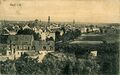 Postkarte mit Blick über den Wiesengrund und späteren Stadtpark mit altem Flußlauf der Pegnitz - Gruß an Weihnachten 1912