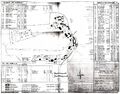 Lageplan mit Gebäudeaufschlüsselung Monteith Barracks in Atzenhof, Aug. 1959