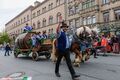 Pferdewagen der Brauerei Tucher bei dem Erntedankfestzug zur Fürther Kärwa, Okt. 2019