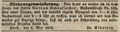 Zeitungsanzeige des Arztes Dr. <!--LINK'" 0:12-->, Mai 1843
