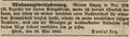 Zeitungsanzeige von <!--LINK'" 0:17-->, Mai 1843