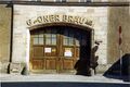 Abrissarbeiten der Grüner-Brauerei in der Innenstadt, 1990