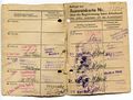 Ausweiskarte vom 31.8.1946 (Stempelkarte) vom <!--LINK'" 0:2--> Fürth mit Zusatzkarte des <!--LINK'" 0:3--> Fürth zur Ausgabe von Lebensmittelmarken