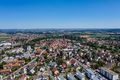 Blick über Burgfarrnbach (West-&gt;Ost), im Hintergrund die Stadt Fürth und Nürnberg, Juni 2019