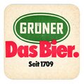 Bierdeckel der Brauerei Grüner