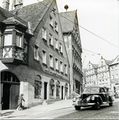 Blick über den Grünen Markt, links die ehem. Fach-Drogiere-Augustin - heute Gaststätte Tante Förster, ca. 1940