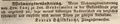 Zeitungsanzeige des Zinngießermeisters <!--LINK'" 0:31-->, Mai 1843