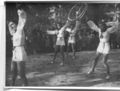 Tag der Arbeit 1937, die KdF-Betriebssportgruppe der Firma Schickedanz in der  heutigen <!--LINK'" 0:41--> bei einer sportlichen Vorführung