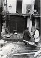 Zerstörungen in der <!--LINK'" 0:55--> nach Fliegerangriff 28. 11. 1944; hier Küche und erster Stock