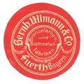 Siegelmarke der Fa. Bernhard Ullmann & Co.