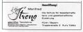 Werbung der <a class="mw-selflink selflink">Tanzschule Streng</a> in der Schülerzeitung <!--LINK'" 0:19--> Nr. 1 1962