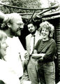 Grüner Wahlkampf 1989 in der Eschenau-Siedlung, im Bild v. l. n. r.: , <a class="mw-selflink selflink">Siegfried Imholz</a>, , 