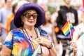 SPD-Stadträtin Heike Giering beim 1. Christopher Street Day in Fürth, Juli 2024