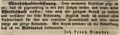 Zeitungsannonce für die Wirtschaft <!--LINK'" 0:0-->, 1843