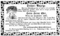 Todesanzeige Eder, Fürther Tagblatt 8. November 1867