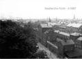 Blick vom Parkhotel auf den Ludwigsbahnhof und die Englische Anlage