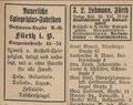 Werbeeintrag im Fürther Adressbuch von 1931 der Firma <!--LINK'" 0:47-->