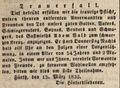 Traueranzeige für den <!--LINK'" 0:14--> <a class="mw-selflink selflink">Adam Bald</a>, 1833
