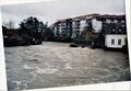 Hochwasser an der <!--LINK'" 0:273--> - im Hintergrund die Senioreneinrichtung <!--LINK'" 0:274--> im Februar 1999