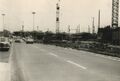 Bau der U-Bahnstrecke von Nürnberg nach Fürth, hier an der Nürnberger Straße direkt an Stadtgrenze, 1968