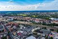 Blick aus der Südstadt über die Oststadt - im Hintergrund der Wiesengrund - Bildmitte das neue Baufeld entlang der Gebhardtstraße, Juni 2020