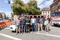 Gruppenfoto mit BM Markus Braun, Rechtsreferent Mathias Kreitinger und Kameraden der Berufs- und Freiwilligen Wehr Fürth, sowie zwei Stadträten, Aug. 2024