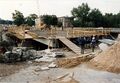 Bauarbeiten an der Maxbrücke, Sept. 1995