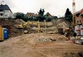 Baustelle hinter dem <!--LINK'" 0:115-->, dahinter die Gebäude an der Nottelbergstraße, März 2001