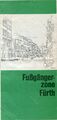 Faltplan der Stadt Fürth über die neue <a class="mw-selflink selflink">Fußgängerzone</a> <!--LINK'" 0:107--> Juni 1975