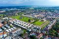 Blick über den Südstadtpark von Osten aus gesehen, Juni 2020