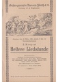 Programm 18. März 1928