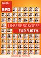 50-Köpfe-Plakat der Kandidatinnen und Kandidaten der <!--LINK'" 0:114--> zur Kommunalwahl 2020