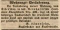 Zeitungsanzeige von <!--LINK'" 0:18-->, August 1845