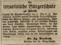 Schulanmeldung 1864