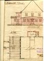 Seite 4
Bauplan 1925 der Gaststätte <!--LINK'" 0:20--> am <!--LINK'" 0:21--> über Anbau eines Gast- und  Nebenzimmers