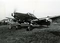 Pilot Hans Hautsch in seiner Junkers Ju 87, Okt. 1944