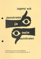 Flyer-Frontseite zur Bundestagswahl 1969.