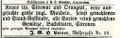 Werbung im <!--LINK'" 0:4--> vom 7.12.1884.  Komplette Zeitung unter <!--LINK'" 0:5--> vorhanden und nachlesbar.