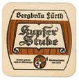 Bierdeckel der Brauerei Mailaender (Bergbräu) mit der Marke Kupferstube