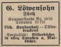 Werbung im Fürther Adressbuch von <a class="mw-selflink selflink">1931</a> der Firma <!--LINK'" 0:24-->