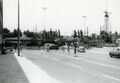 Bauarbeiten an der Stadtgrenze für die spätere U-Bahn und für den Frankenschnellweg, Juli 1968