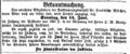 Aufruf Aussteuerungs-Anstalt für israelitische Mädchen, Fürther Tagblatt 30. Mai 1874