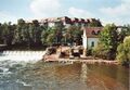 Bauarbeiten an der Stau- und Triebwerksanlage Foerstermühle, dahinter die <!--LINK'" 0:63--> Residenz im September 2007