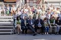 Erntedankfestzug 2023 - Minsterpräsident Markus Söder mit OB Dr. Thomas Jung und 3. Bürgermeister Dietmar Helm, Okt. 2023