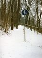 Fußweg am Steilhang über den <!--LINK'" 0:140--> im Dezember 1998