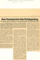 Zeitungsartikel aus der Fränkischen Tagespost  1963 zur Versammlung des KJR Fürth-Stadt.